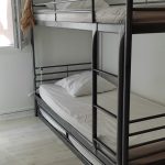 Chambre triple lits superposés lit tiroir - maison Giens